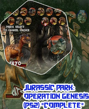 Jurassic park game ps2